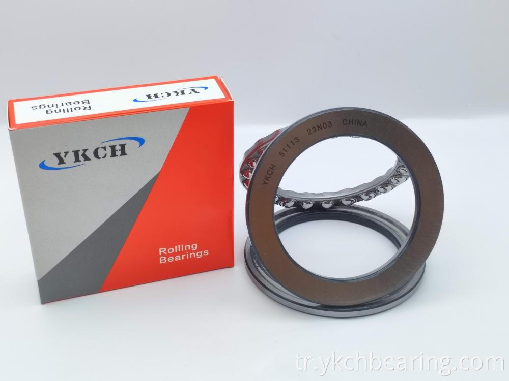 İtme bilyası yatağı 51113 tip serisi yatağı Thrust ball bearing 51113 type series bearing